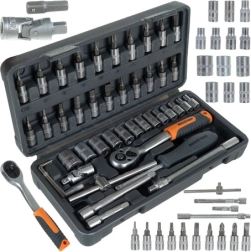 Tööriistakomplekt kohvris 46 tk BIGSTREN 1/4 koos TORX bittidega