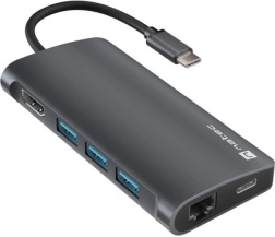 USB-C mitme pordiga adapter Natec Fowler 2 V2