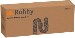 Jõulugirland käbide ja punaste marjadega 1 m Ruhhy