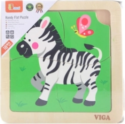 VIGA puidust zebra pusle