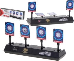 Elektrooniline laskmismärk 4 sihtmärgiga ja digitaalse loenduriga