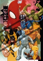 Pusle 1000 tükki MARVEL 80