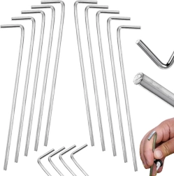 Terasest telgivaiad L 24 cm – komplekt 10 tk