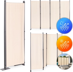 Kokkupandav neljaosaline aia- ja siseruumide vahesein MultiGarden 167 × 216 cm – Beež