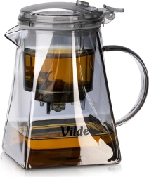 Klaasist kann väljalaskeklapiga teeleoturiga 730 ml