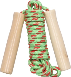 Hüppenöör puidust käepidemega 250 cm