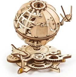 Puidust mehaaniline 3D pusle UGEARS Globus