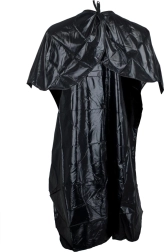 Universaalne juuksurikittel värvimiseks ja juukselõikuseks, must