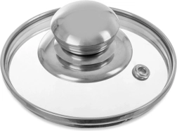 Klaasist kaan 10 cm roostevabast terasest serva ja käepidemega