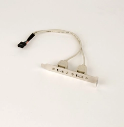 Kaks USB-porti tagapaneeli katteplaadil