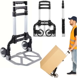 Kerge kokkupandav alumiiniumist veovanker 70 kg