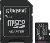 microSD-mälukaart 1 TB Canvas Select+ kiirusega 150 MB/s koos adapteriga