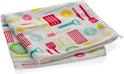 Mikrokiudlapp 40 × 40 cm mustriga, 250 g/m²