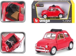 Bburago Fiat 500L 1:24 punane metallmudel