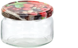 250 ml Jar with Screw Lid, fi 82 - 1 piece