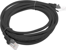 Võrgupatch-kaabel UTP Cat5e 3 m must