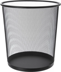 Metallist kontori prügikorv must 6 l