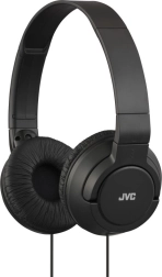 JVC HA-S180 mustad kõrvapealsed kõrvaklapid