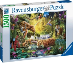 Pusle 1500 tükki Rahulikud tiigrid RAVENSBURGER