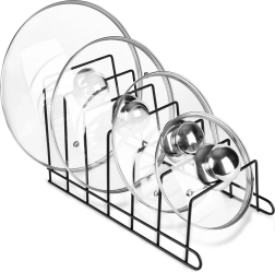 Metallist must kaante ja taldrikute korraldaja