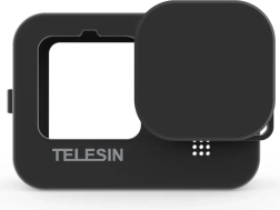 Silikoonkorpus GoPro Hero 9, 10, 11, 12 jaoks, must