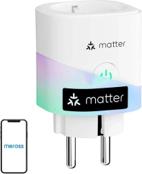 Nutikontakt energiatarbimise mõõtmisega MEROSS (Matter)