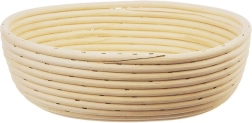 Rotangist kergituskorv leivataina kergitamiseks 1 kg, ovaalne 24 × 18,5 × 9 cm