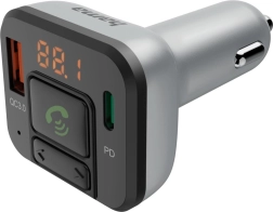 Bluetoothiga FM-saatja ja 20W laadijaga