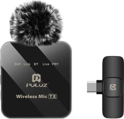 Juhtmevaba reväärimikrofon PULUZ USB‑C vastuvõtjaga