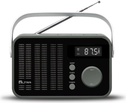 Kaasaskantav digitaalse häälestusega FM-raadio OLIWIA, must