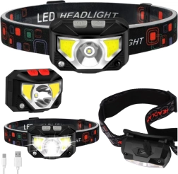 LED-peatuli liikumisanduriga, 6 valgustusrežiimi