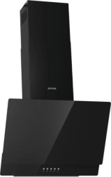 Seinale paigaldatav korstentüüpi õhupuhasti Gorenje WHI629EB, must klaasdisain