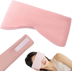 Kahepoolne magamismask sooja ja jahutava poolega