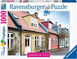 Pusle RAVENSBURGER Skandinaavia linnad – Aarhus, Taani, 1000 tükki