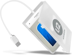 USB 2.0–SATA adapter 2,5" SSD/HDD kiireks ühendamiseks koos korpusega