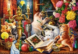 Puzzle 1000 tükki Võlulikud kassipojad
