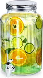 Klaasist joogidosaator kraaniga 6,2 l VILDE