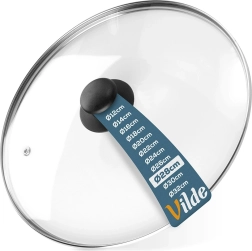 Klaasist kaas 28 cm õhutusventiiliga