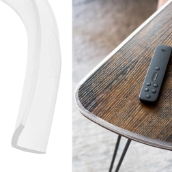 Läbipaistev silikoonist mööbliservade kaitselint 1 m