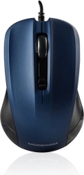 Modecom MC-M9.1 juhtmega optiline hiir must-sinine