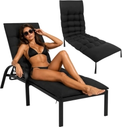 Aiadiivanile mõeldud padi Gardlov must 180 × 56 × 9 cm
