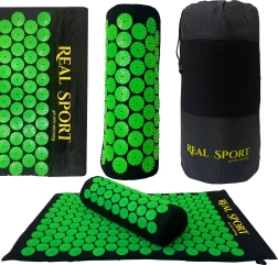 Akupressuurnõelamatt koos padjakesega lõõgastuseks ja valu leevendamiseks