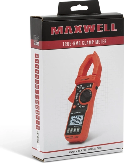 Accurate measurements with True RMS function