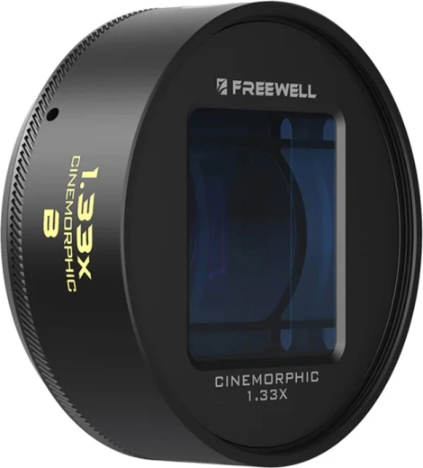 Anamorfne objektiiv Freewell 1,33× 17 mm bajonetkinnitusega nutitelefonile