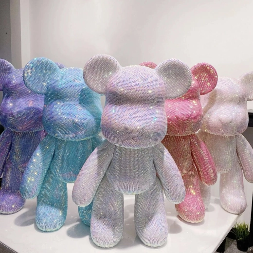 5D Diamond Painting Set – Large Bear Figurine 38 cm
