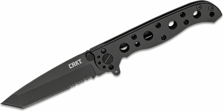 CRKT M16-10KS taktikaline taskunuga 7,6 cm, täiesti must, roostevaba teras