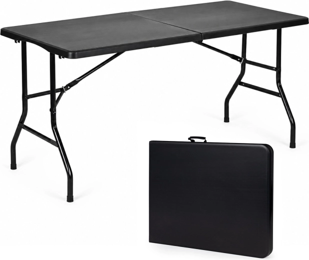Kokkupandav aia catering-laud MultiGarden 153 × 70 cm – Must