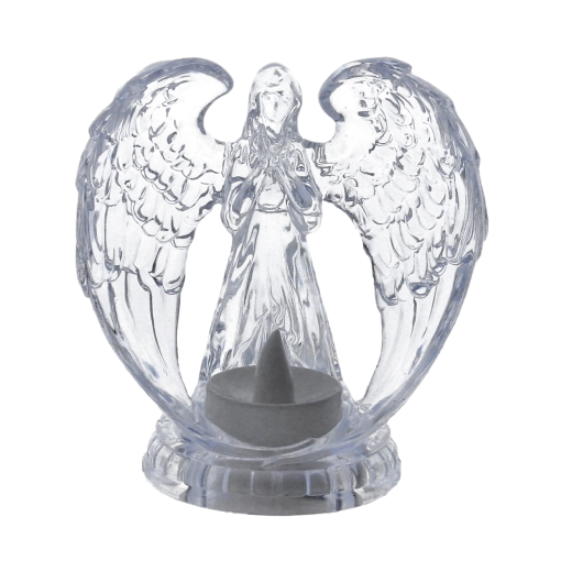 LED-ingel läbipaistev küünal 10,7 × 11,1 cm