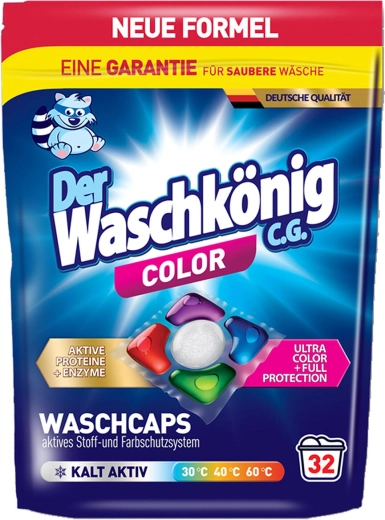 Pesukapslid WASCHKÖNIG Color, 32 pesukorda