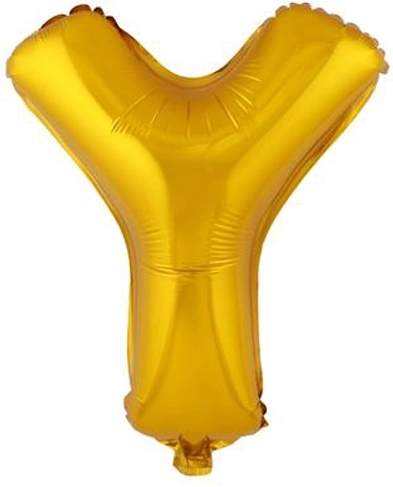 Fooliumõhupall TORO täht Y 30 cm, kuldne
